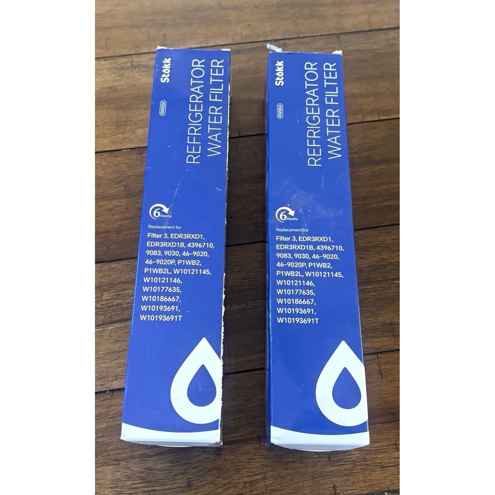 Stokk RW004 Water Filter 2-Pack for Whirlpool EDR3RXD1/EDR3RXD1B OPEN BOX SEALED